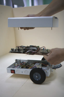 Прототип роботизированной платформы по частям