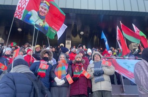 Сотрудники ГУ «БелИСА» поддерживали спортсменов на этапе Кубка Содружества по биатлону в Раубичах